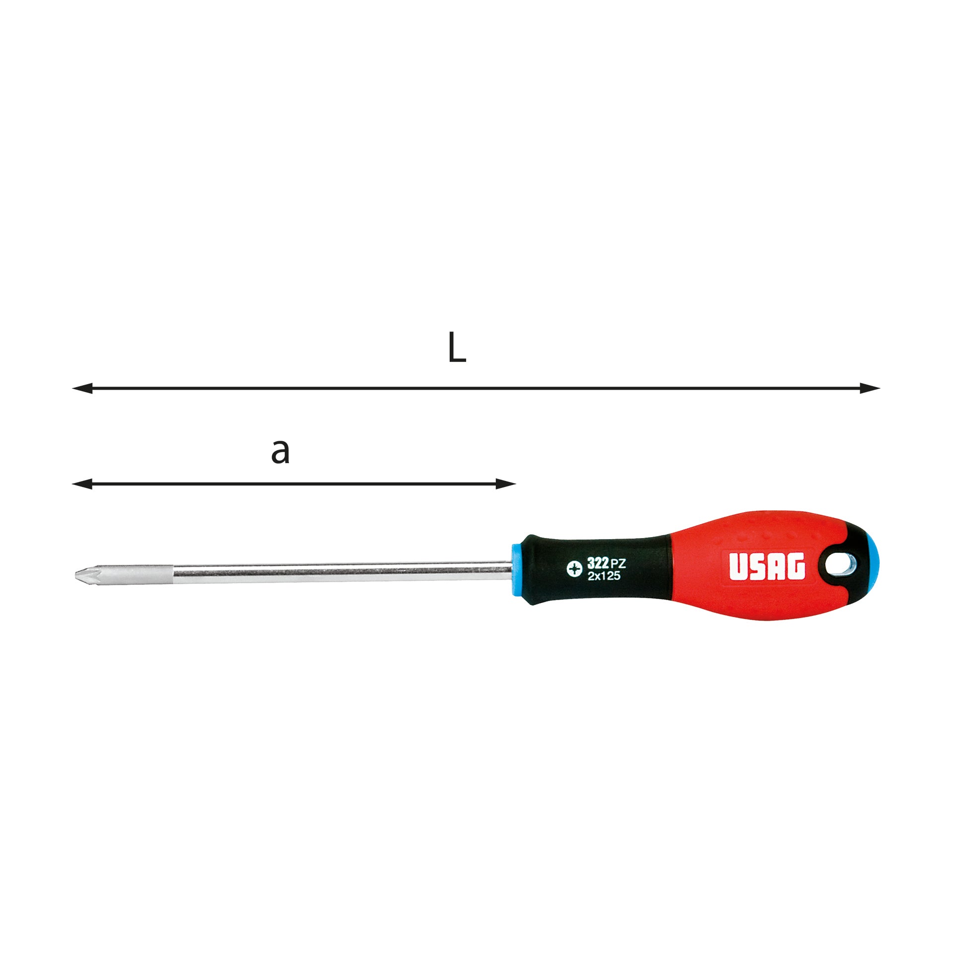322 PCS - Screwdrivers for pozidriv®-supadriv® cross recessed screws - Usag 322 PCS - Screwdrivers for pozidriv®-supadriv® cross recessed screws - Usag